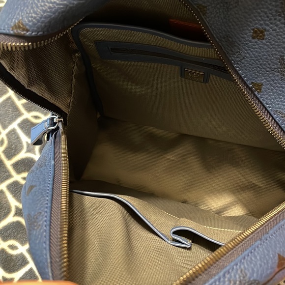 MCM blue backpack, never used
